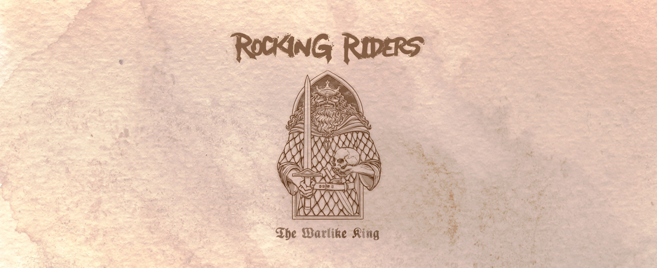 Rocking Riders -The Warlike King Single - Cover