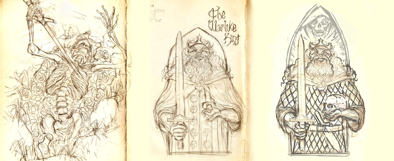 Rocking Riders - The Warlike King - Sketches