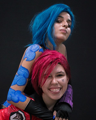 Paolla Moon and Alexia - Jinx and Vi (League of Legends)